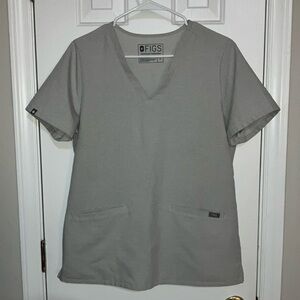 Figs Medium Casma Top in Space Grey